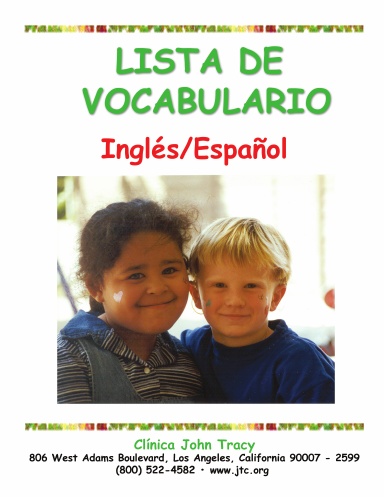 Lista de vocabulario Inglés/Español