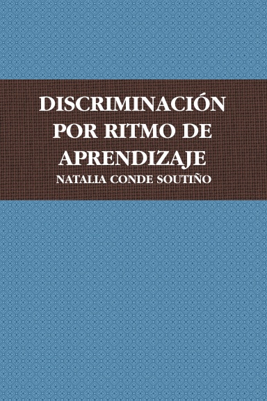 DISCRIMINACIÓN POR RITMO DE APRENDIZAJE