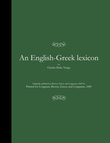 An English-Greek lexicon (PB)