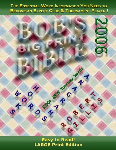 Bob's Big Print Bible: Words, Hooks & Anagrams, 3rd Ed. (Coil)