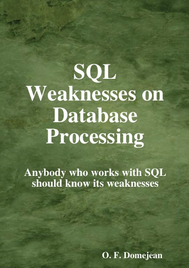 SQL Weaknesses on Database Processing