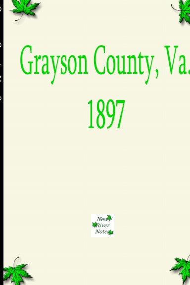 Grayson County, Va. 1897