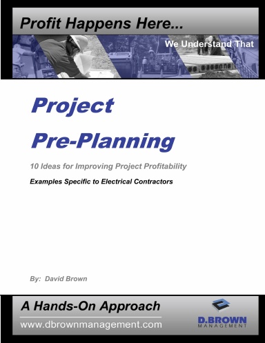 Project Pre-Planning for Electrical Contractors
