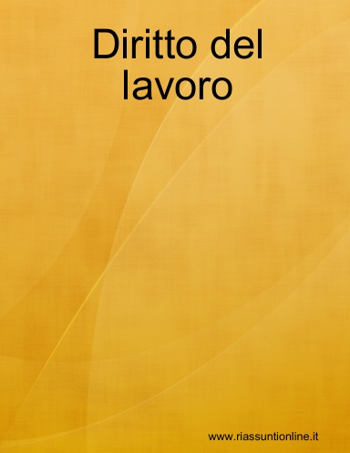 Diritto del lavoro