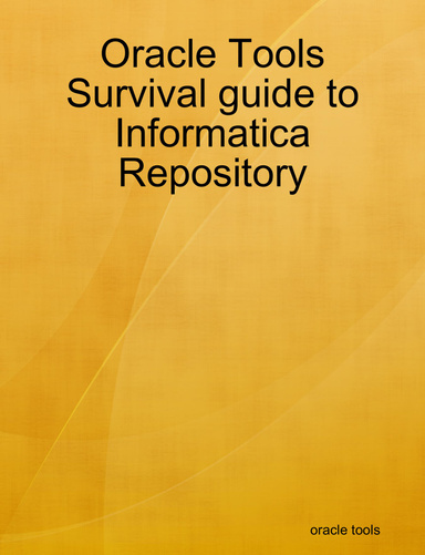Oracle Tools Survival guide to Informatica Repository