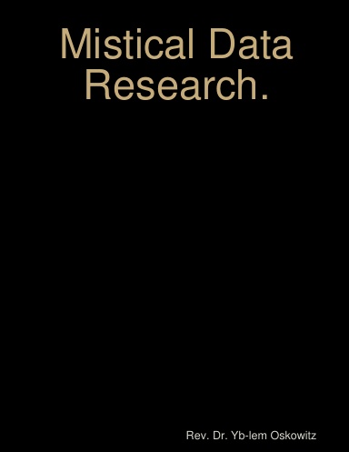 Mistical Data Research.