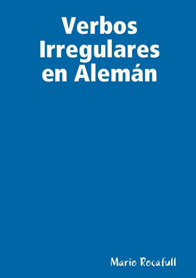 Verbos Irregulares en Alemán