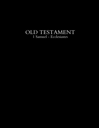 Old Testament - Volume 2