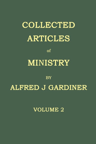 COLLECTED ARTICLES OF MINISTRY VOLUME 2
