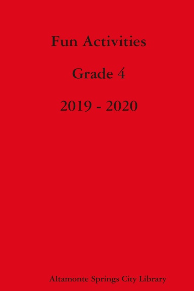 Fun Activities  Grade 4  2019 - 2020