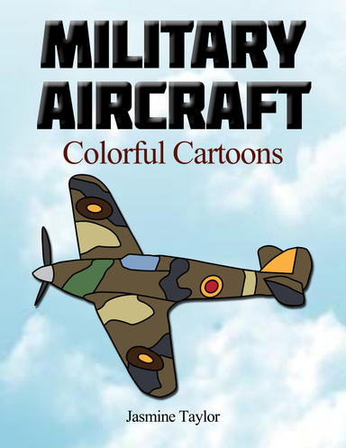 Military Aircraft Colorful Cartoons