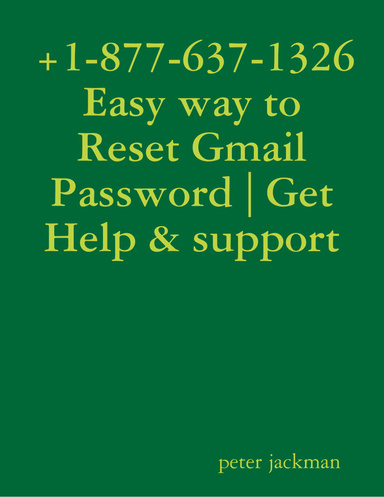 Reset Gmail Password