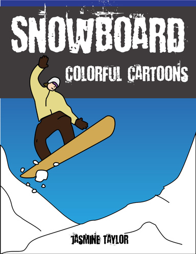 Snowboard Colorful Cartoons