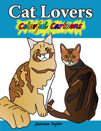 Cat Lovers Colorful Cartoons