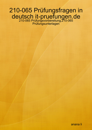 210-065 Prüfungsfragen in deutsch