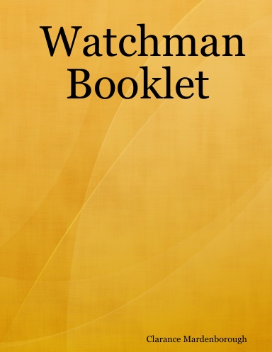 Watchman Booklet