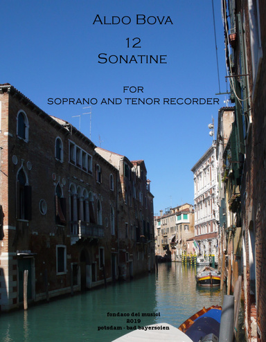12 sonatine for soprano and tenor recorder