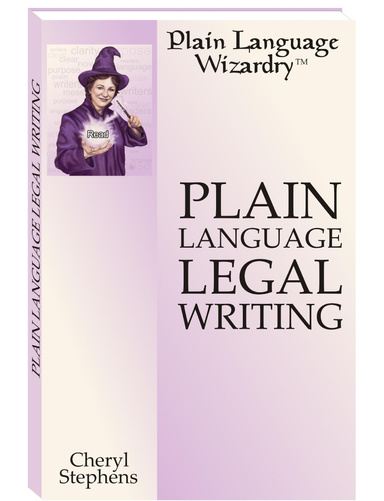 Plain Language Legal Writing