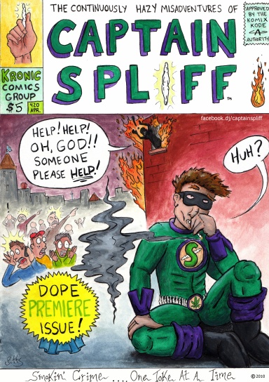 Captain Spliff - Issue #1 (Black & White)