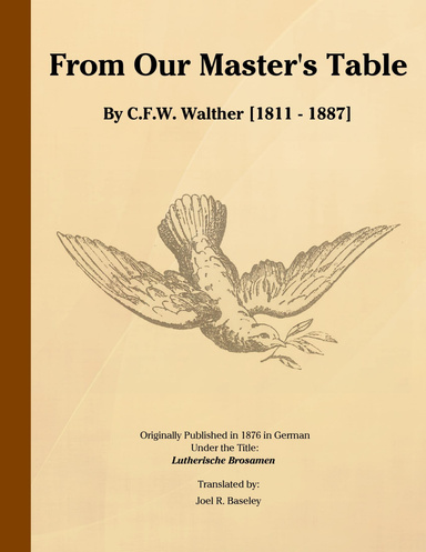 From Our Master's Table