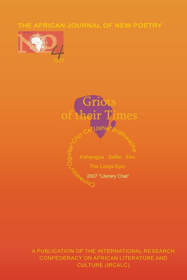 African Journal of New Poetry No. 4: Griots of their Times