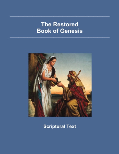 The Restored Book of Genesis - Text