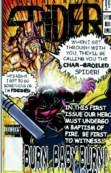 The Harlem SPIDER; Burn Baby, Burn! (Full Color)