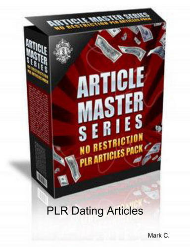 PLR Dating Articles