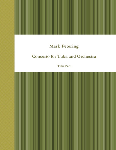 Concerto for Tuba and Orchestra (Tuba Part)