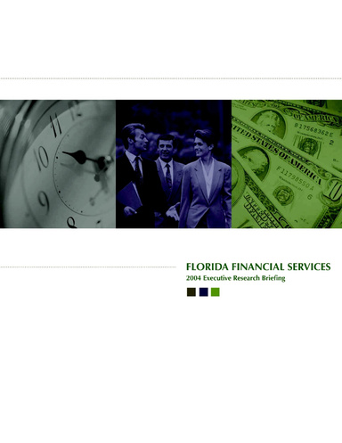 Florida Financial Services: 2004 Executive Research Briefing