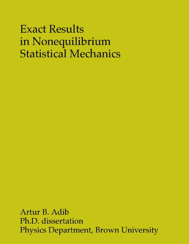 Exact Results in Nonequilibrium Statistical Mechanics