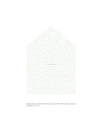 Materialscript (Graduate Admissions Work)