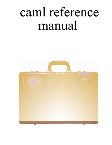 caml reference manual