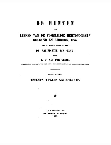 8. Leenen van de voormalige hertogdommen Braband en Limburg, enz.