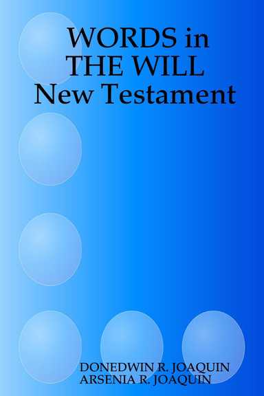 WORDS in THE WILL New Testament