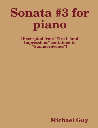 Sonata #3 for piano