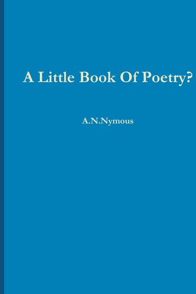 A Little Book Of Poetry?