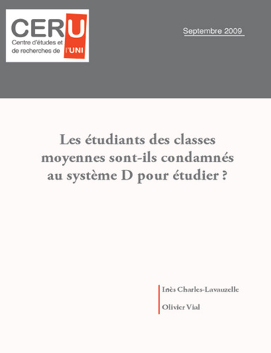Les étudiants des classes moyennes sont-ils condamnés au système D pour étudier ?