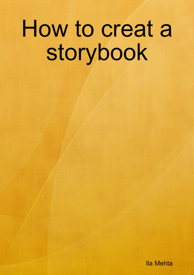 How to creat a storybook