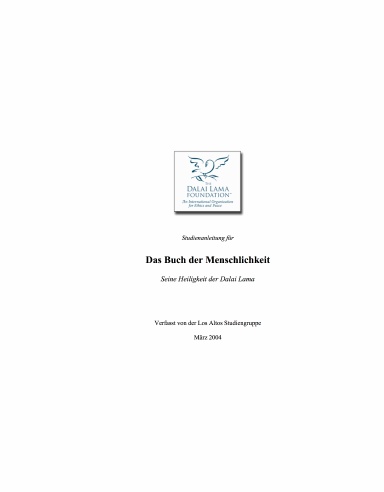 Studienanleitung für Das Buch der Menschlichkeit (spiral bound)