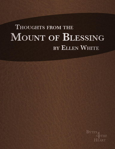Thoughts from the Mount of Blessing