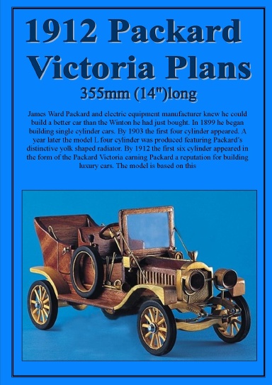 1912 Packard Victoria plans