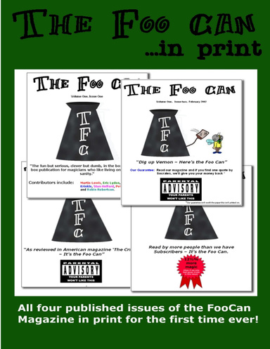 The FooCan in print