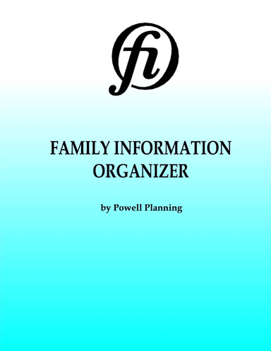 Family Information Organizer 1