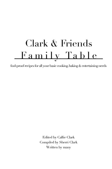Clark & Friends Family Table