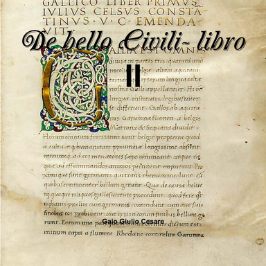 De bello Civili- libro II