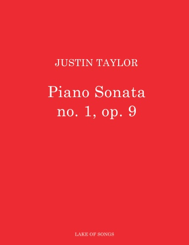 Taylor-Piano Sonata No. 1 In F Minor, op. 9