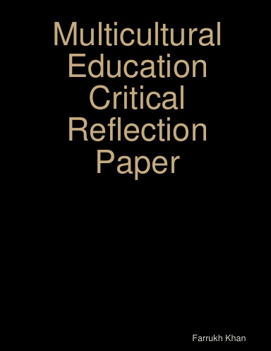 Multicultural Education Critical Reflection Paper