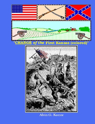 "CHARGE of the First Kansas (colored)"
