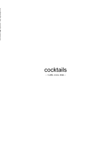 cocktails